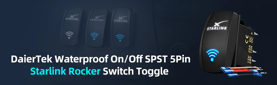 Meet the Starlink Symbol Illuminated Rocker Switch: Smart Power Control for Your Mobile & Off-Grid Setup