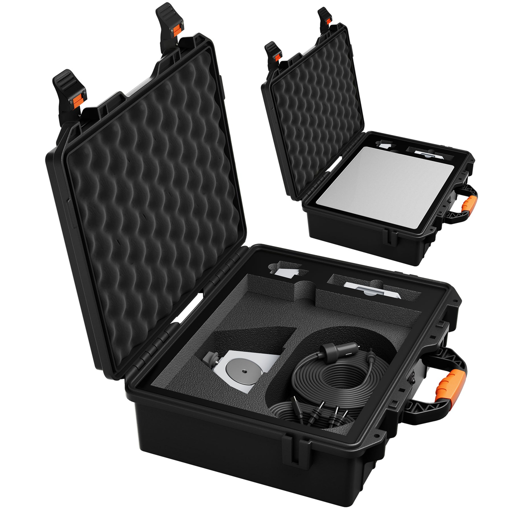 Estuche de viaje rígido protector Starlink Mini con almacenamiento organizado