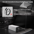 Cable de carga para coche Starlink Mini de 67 W con convertidor regulador CC-CC 