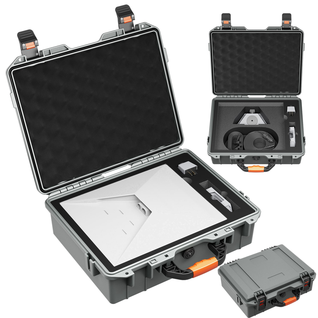 Estuche de viaje rígido protector Starlink Mini con almacenamiento organizado