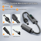 Starlink Mini DC To DC Female Adapter With Digital Volt/Amp Display | Power Cable With Over-Voltage Protection