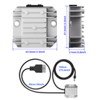 Kit de conversión Starlink Mini DC 12V/24V a 30V con conector Anderson Powerpole a DC y cable de 7 m (23 pies) para vehículos recreativos, embarcaciones y sistemas aislados de la red eléctrica. 