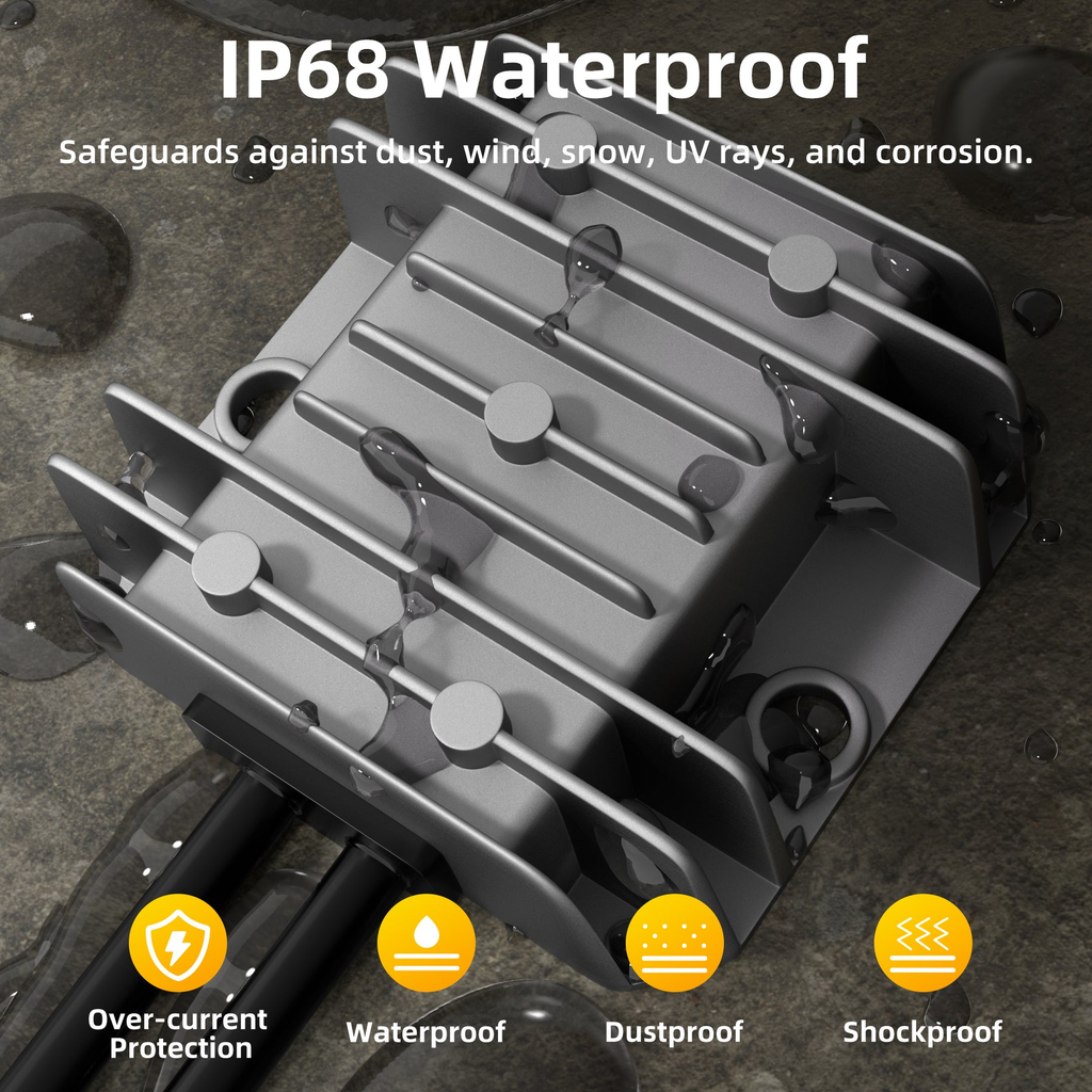 Kit de conversión Starlink Mini DC 12V/24V a 30V con conector Anderson Powerpole a DC y cable de 7 m (23 pies) para vehículos recreativos, embarcaciones y sistemas aislados de la red eléctrica. 